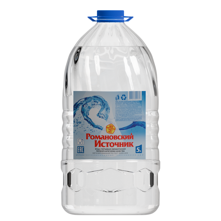 Вода «Романовский источник» негазированная